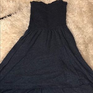 strapless bathing suit cover up.